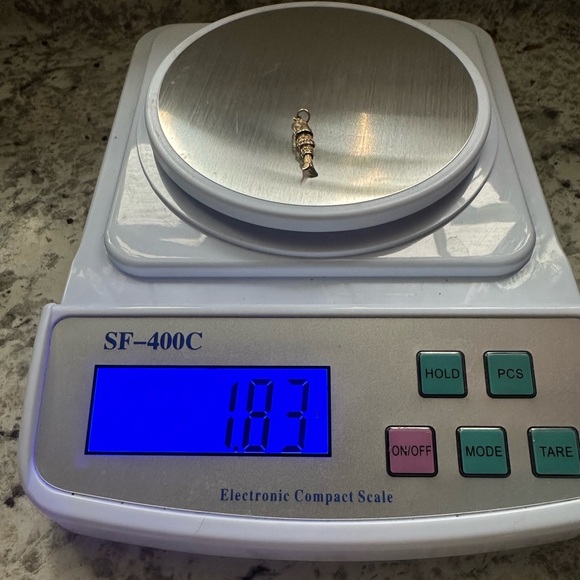 9ct 9k 375 vintage gold articulated fish charm pendant - Picture 11 of 11